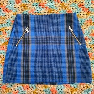 Gap Wool Plaid Skirt